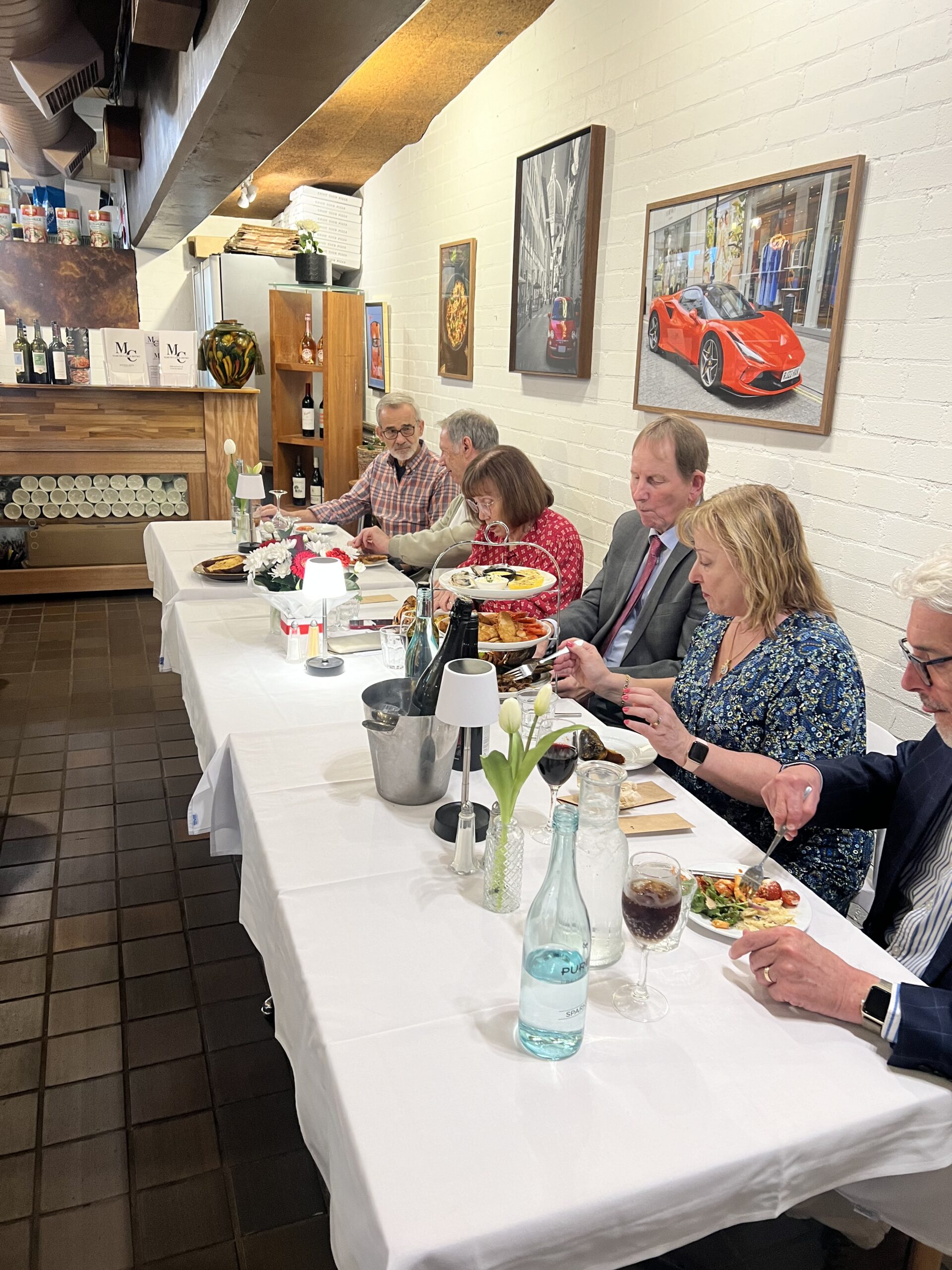 Marcos Cafe happy diners Camden