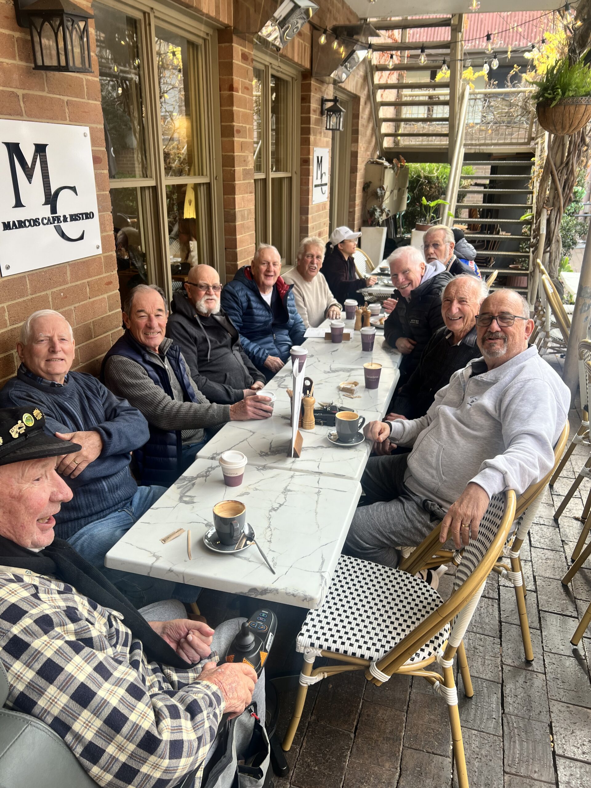 Marcos Cafe customers Camden