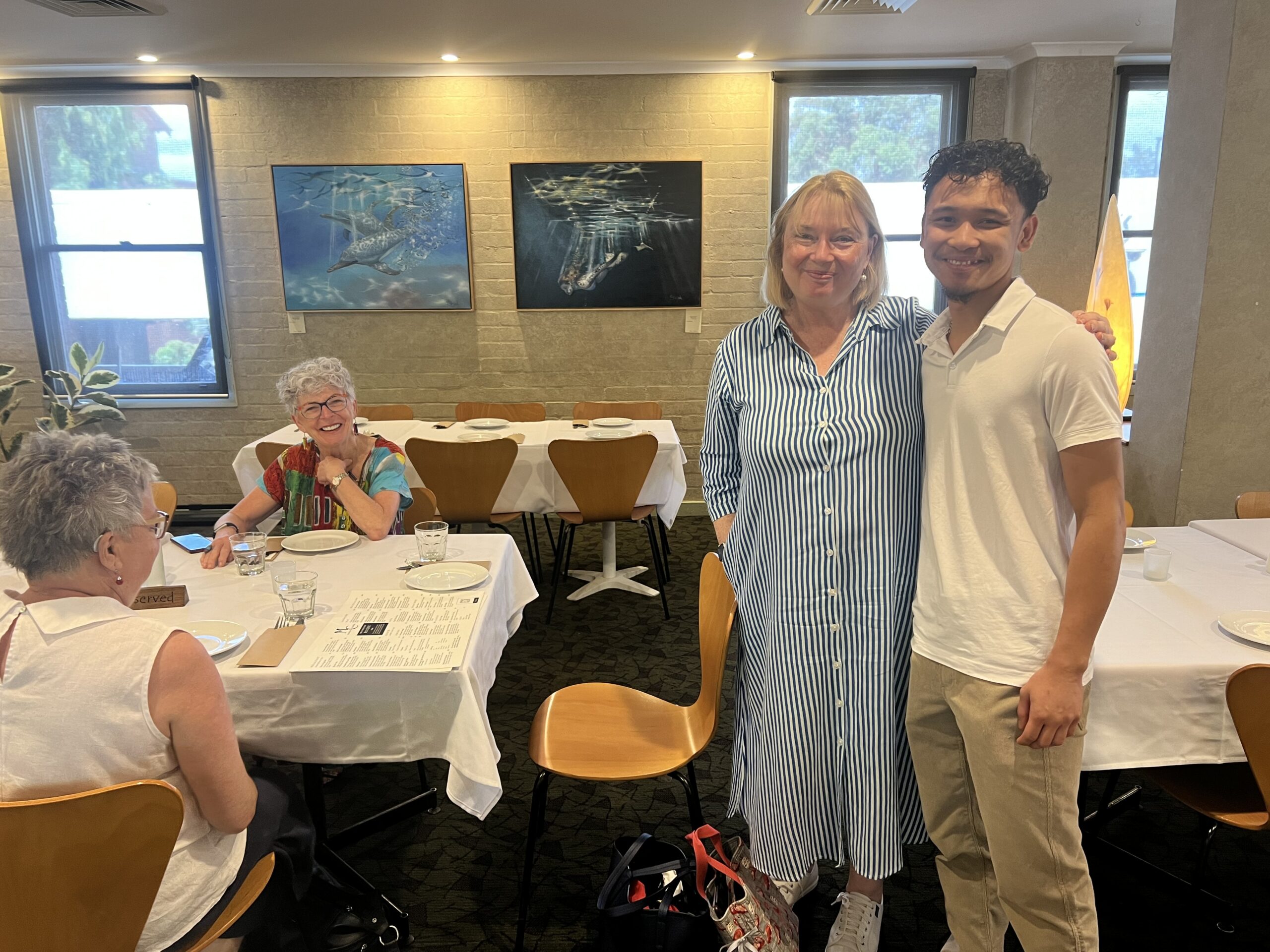 Marcos Bistro customers enjoying food Camden