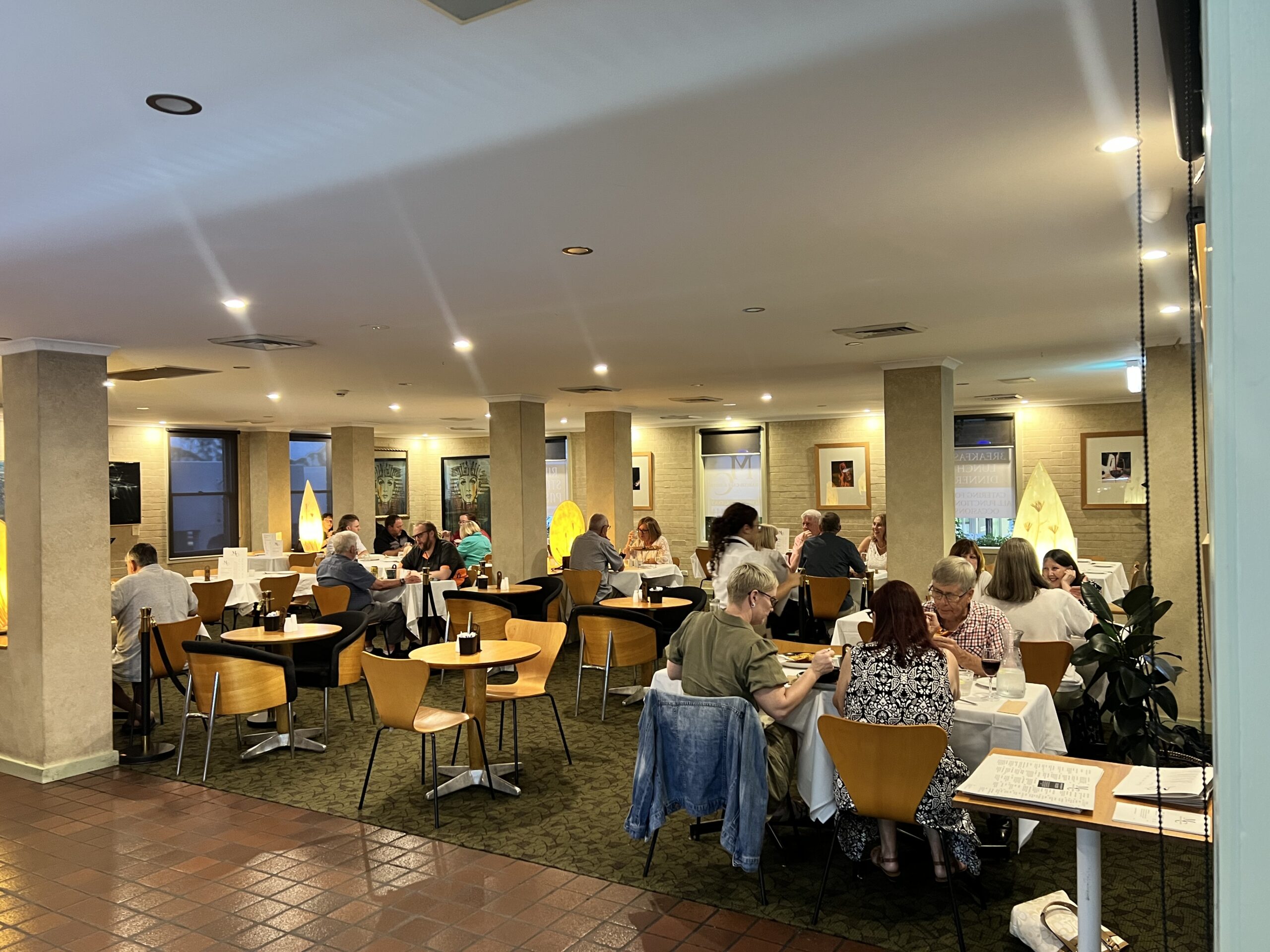 Marcos Cafe table setting Camden NSW