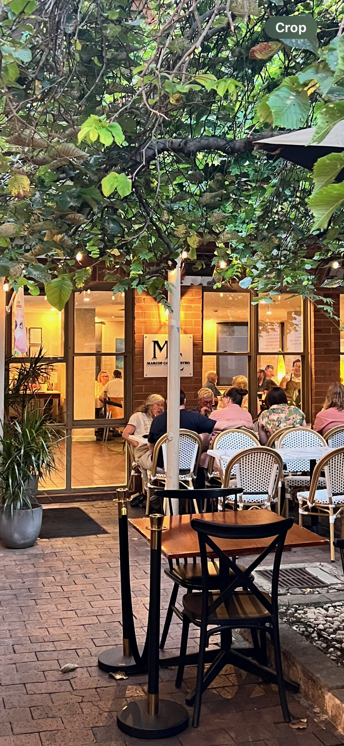 Casual dining at Marcos