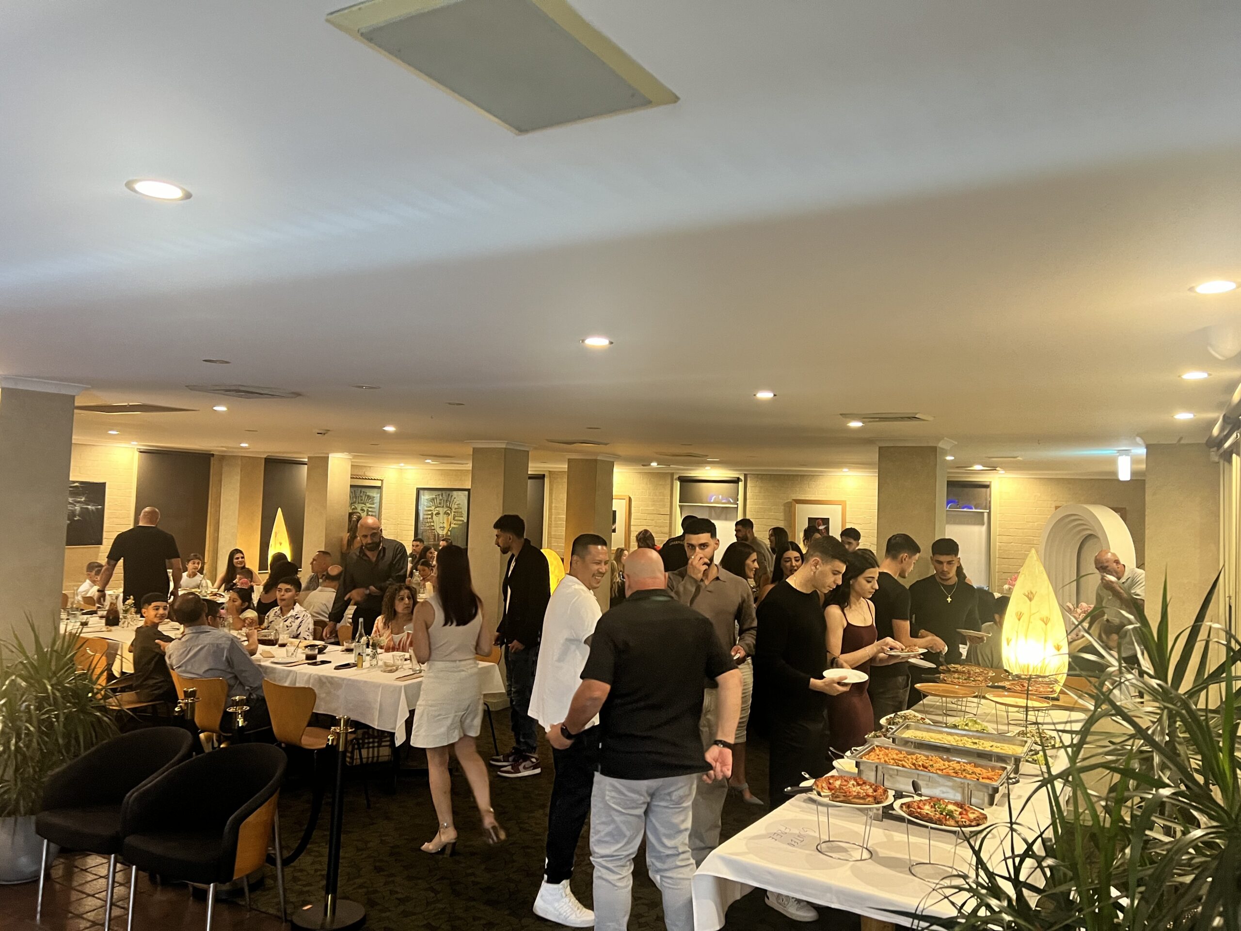 Wood-fired pizza at Marcos