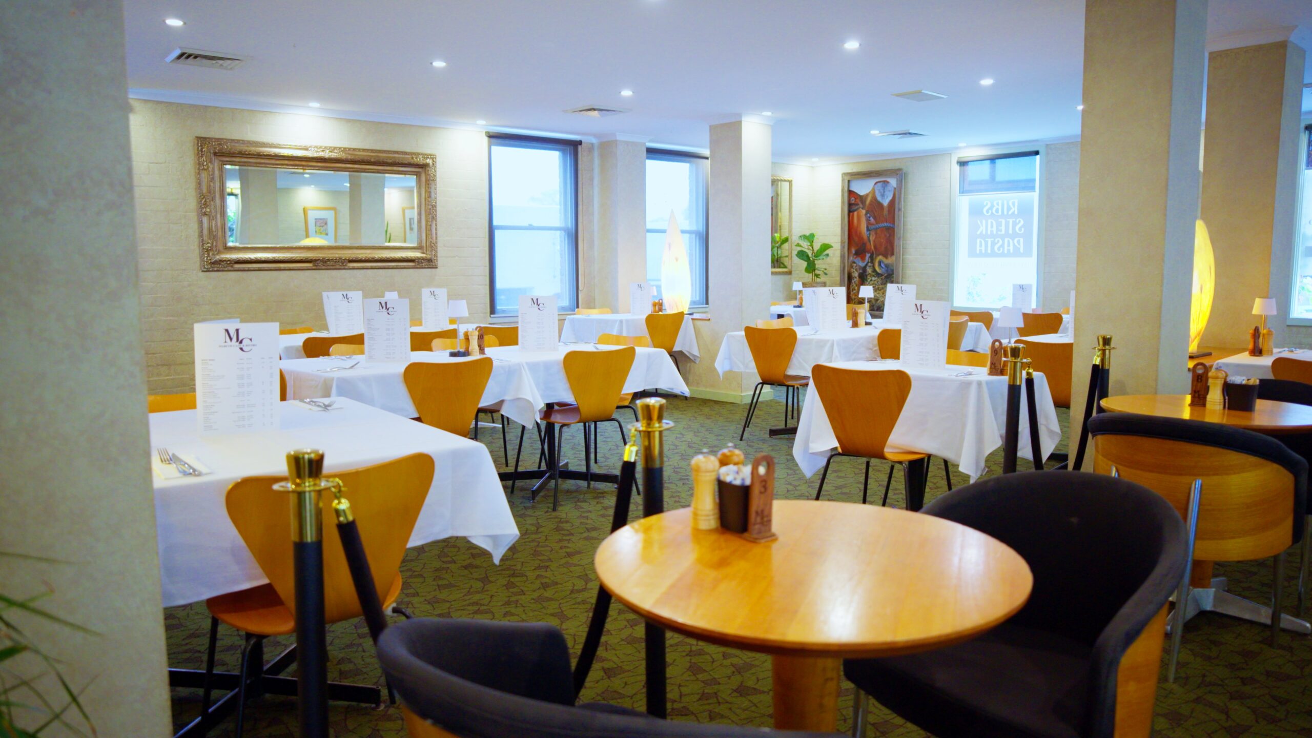 Interior of Marcos Cafe & Bistro, Camden NSW